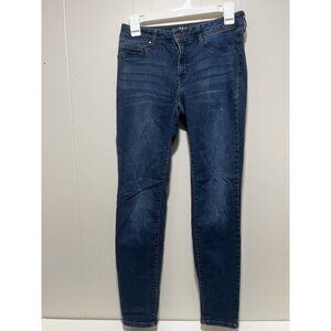 REWASH Skinny Leg Blue Stretch Silk Denim Jeans Wms Size 7/28